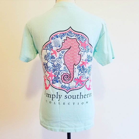 Simply Southern Tops - Simply Southern Pineapple and Seahorse Shirts